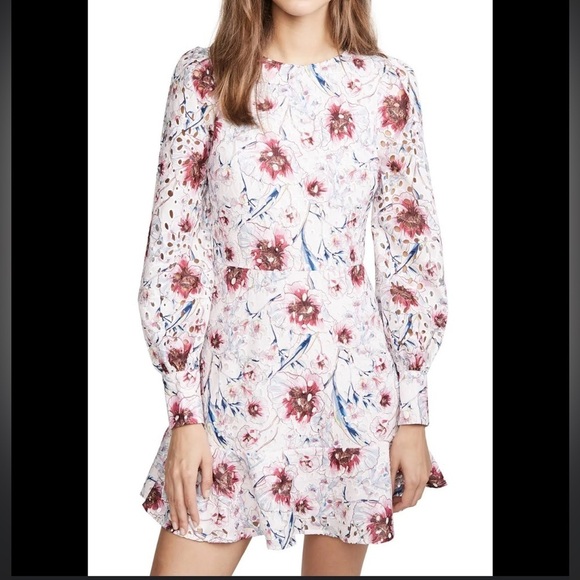 La Maison Talulah Dresses & Skirts - La Maison Talulah Bonita Floral Eyelet Cocktail Mini Dress Women’s‎ Sz XS